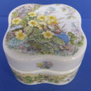 Royal Doulton Brambly Hedge Clover Trinket Box - Spring