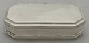 George V Silver Casket. London 1912 Robert Frederick Fox. 7.4 troy ounces.