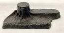 Aesthetic Movement Inkstand of Naturalistic Form, circa 1880 - 1900.
