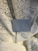 Adele victorian design wide Cotton Lace Curtain Panelling By the metre....Width 120” 300cms