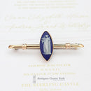 Edwardian 9ct Wedgwood Bar Brooch