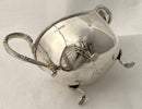 George V Silver Sauce Boat. Sheffield 1929 Walker & Hall. 4.9 troy ounces.