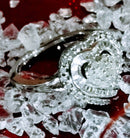 New Sterling Silver Diamond Ring