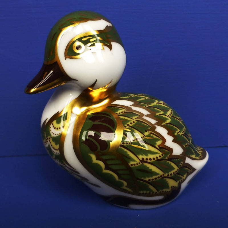 Royal Crown Derby Paperweight - Derbyshire Duckling (Boxed)