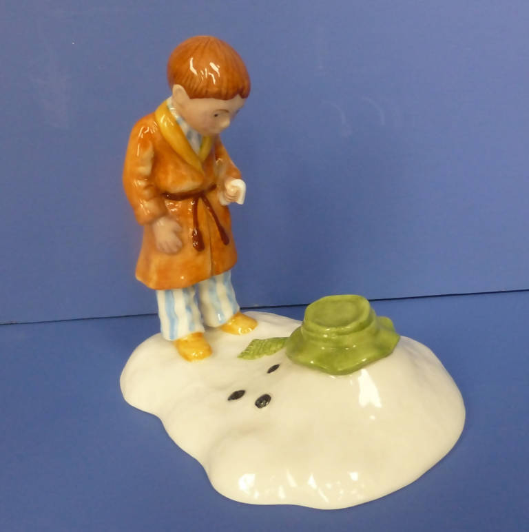 Royal Doulton Limited Edition Snowman Figurine - The Journey Ends
