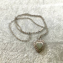 Silver heart pendant