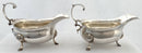 Georgian, George III, Pair of Silver Sauce Boats. London 1762 Benjamin Bickerton. 10 troy ounces