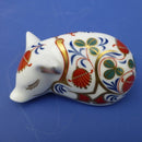 Royal Crown Derby Paperweight Sleeping Piglet