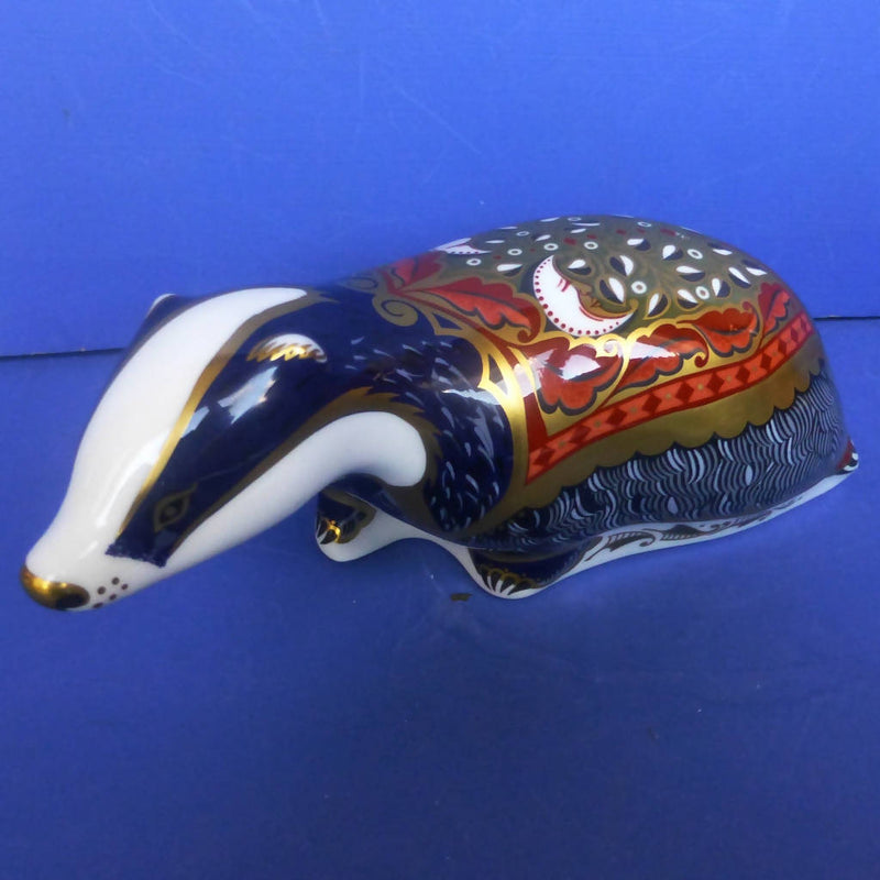 Royal Crown Derby Paperweight Moonlight Badger (Boxed)