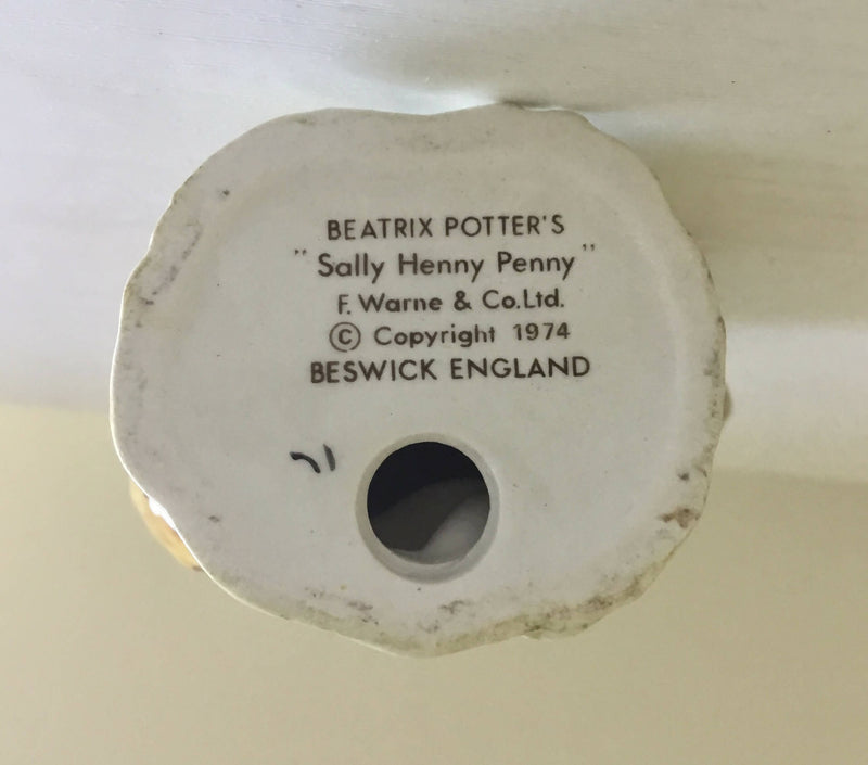 Beswick Sally Henny Penny Beatrix Potter figurine