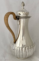 Georgian, George III, Silver Hot Water Jug. London 1784. 14.4 troy ounces.