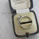 Platinum Certified Radiant Cut Diamond 0.93ct Solitaire Ring