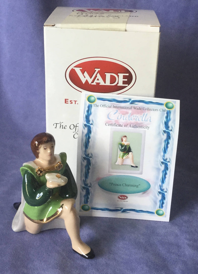 Wade Cinderella figurine Wade Prince Charming figure Wade Disney figurine