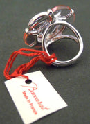 Baccarat flower ring, size O