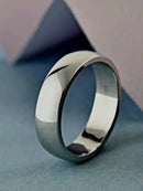 New 950 Platinum Band Ring, Size U.