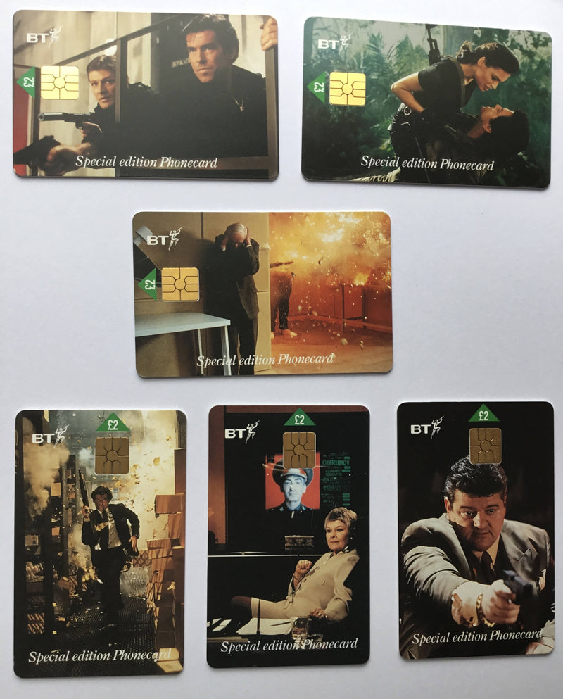 British Telecom James Bond Goldeneye used phone cards.