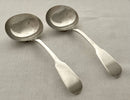 Georgian, George IV, Pair of Silver Sauce Ladles. London 1824 Robert Rutland. 3.9 troy ounces.