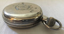 Asprey silver travel pocket barometer. Hallmarked for London 1892 by Barnett & Scott.