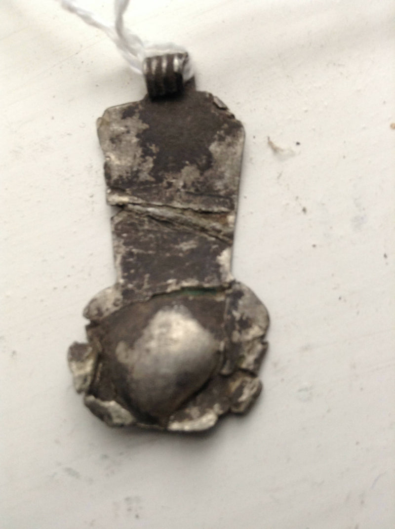 Ancient Roman Silver Spoon Pendant