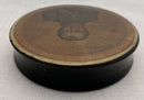19th Century Papier Mache Snuff Box with Portrait of Emperor Napoleon I.