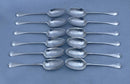 Georgian, George II, set of Twelve Scottish Silver Tablespoons. Edinburgh 1754 Lothian & Robertson. 27 troy ounces.
