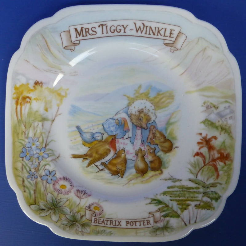 Royal Albert Beatrix Potter Tea Plate - Mrs Tiggywinkle