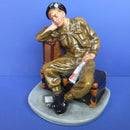 Royal Doulton Limited Edition Character Figurine - Railway Sleeper HN4418