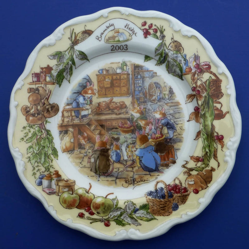 Royal Doulton Brambly Hedge 2003 Year Plate (Boxed)