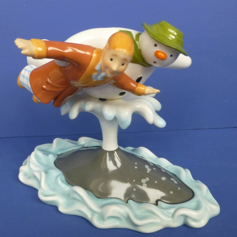 Coalport Limited Edition Snowman Figurine - Walking In The Air (Boxed)