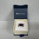 Art Deco style silver and CZ ring