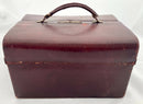 Edwardian Morocco Leather Vanity Case with Silver Fittings. London 1907 Charles Asprey & George Asprey.