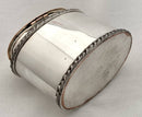 19th Century Sheffield Plated Tea Caddy.